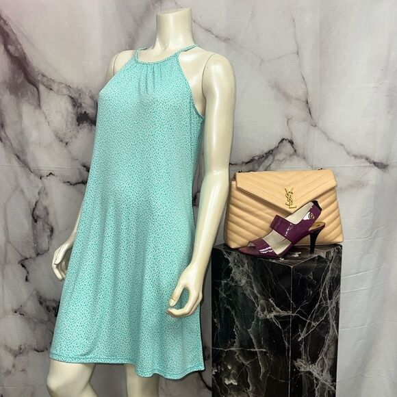 Michael Kors Dresses & Skirts - Michael Kors, aqua and white animal print